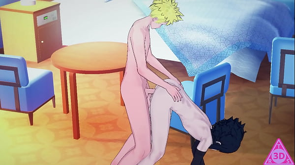 Naruto Sasuke hentai filmy uprawiają seks blowjob handjob napalony i