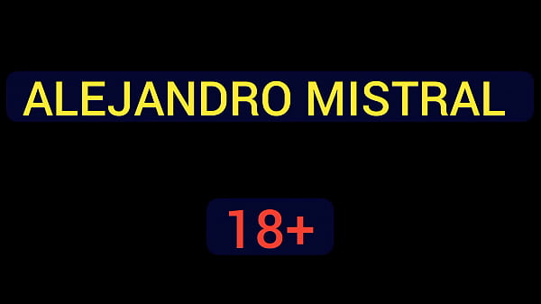 Fetysz wideo w granatowym bagażniku Alejandro Mistral