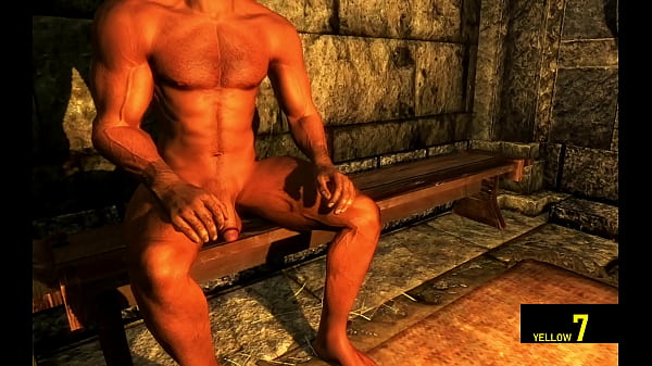 Dwóch napalonych facetów w saunie