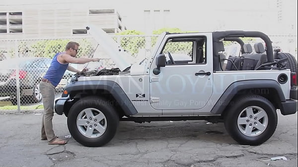 MANROYALE Dwóch podartych ogierów smakuje sobie nawzajem kutasy