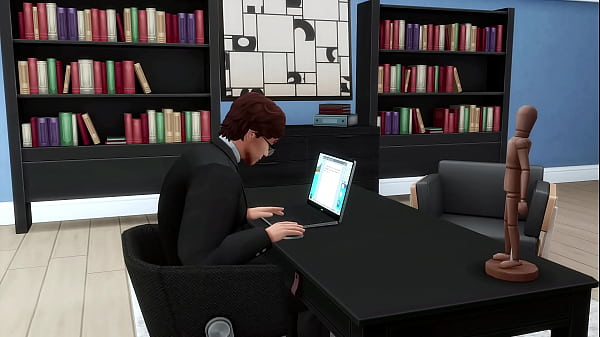 DYREKTOR SZKOŁY ALFA UWIÓDŁ UCZENNICĘ FEMBOY DO OSTREGO SEKSU ANALNEGO I GŁĘBOKIEGO GARDŁA (SIMS 4 ANIME HENTAI SFM)