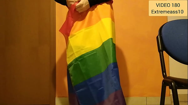 Ekstremalna wkładka analna w sospensji z ogromną dynią (wersja dla pedałów)