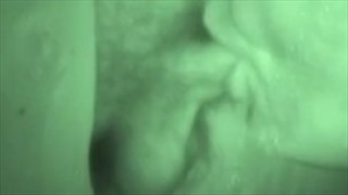 Nightvision gloryhole blowjob session